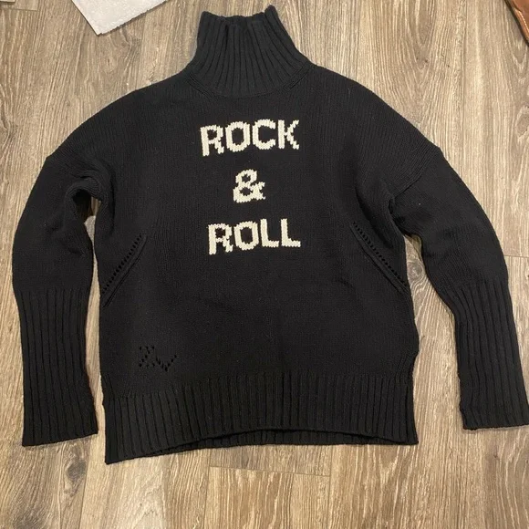 Zadig & Voltaire Rock And Roll Black Wool Sweater